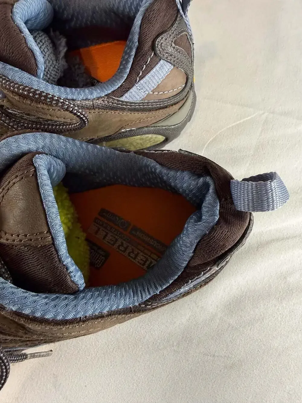 Merrell Womens Siren Sync Hiking Trail Shoes Brown Periwinkle Size 6 heritage ou